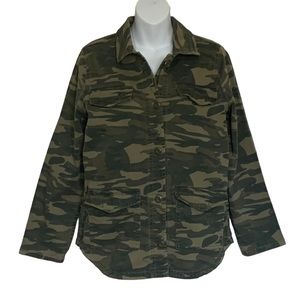 Lucky Brand Camo Shacket Jacket Sz S